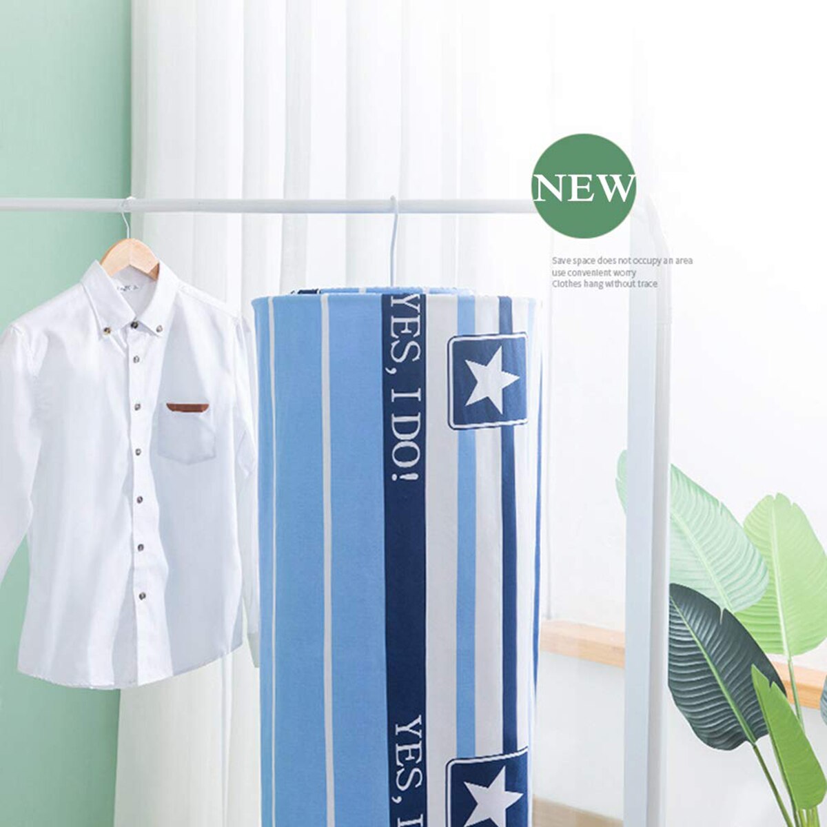 Multifunction Detachable Spiral Drying Rack Spiral Hanger For Drying Bed Sheet Quilt Cover Detachable Spiral Clothes Hanger