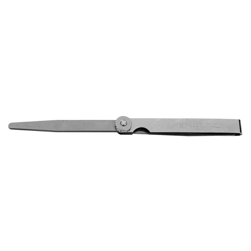 Medidor de huecos de 17 hojas, medidor de sensación de relleno de huecos métricos, herramienta de medición de espesor de 0,02-1mm, medidor de longitud de medición de regla de bolsillo