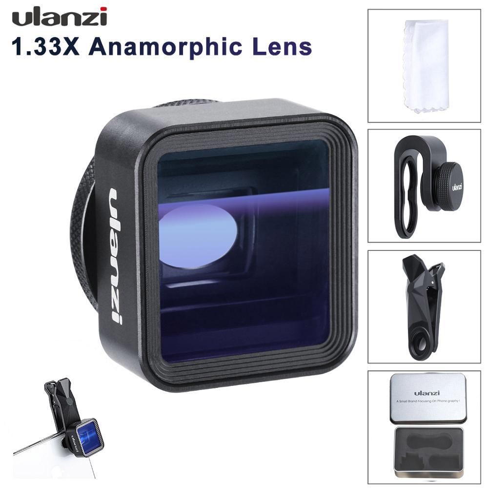 Ulanzi 17mm Universel 1.33X Anamorphique Téléphone Lentille pour iPhone Xs Max X Huawei P20 Pro Mate Tournage Cinéma Lentille de Téléphone: Default Title