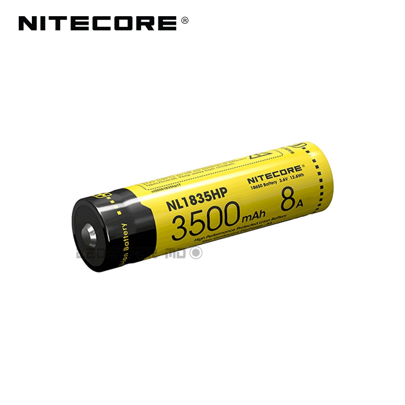 Original Nitecore NL1835HP 3500mAh 8A High Performance Protected 18650 Li-ion Battery