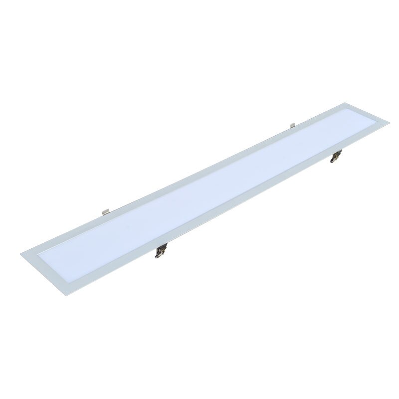 Primavera incrustado led tira de luz ultra-delgada 1cm clip con muelle sujetador clip luz led plana oscuro de instalación de una lámpara de techo