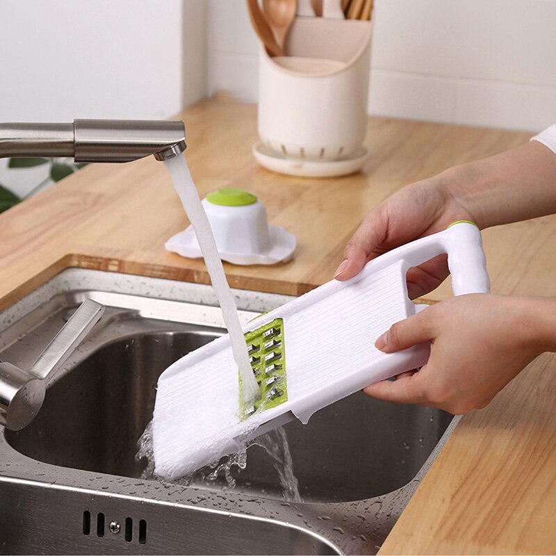 8 in 1 Multifunctionele Mandoline Slicer Groente Cutter Met Rvs Blade Dunschiller Wortel Rasp Keuken Gereedschap