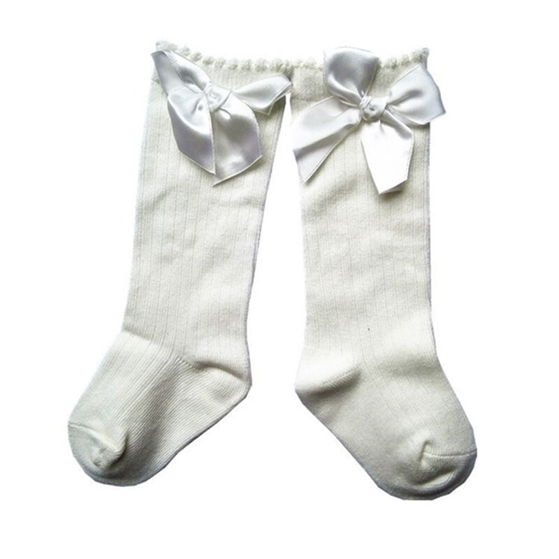 Lässige baumwoll-babysocken, Jahrgang-rüschen-knöchelsocken, hübsche rüschenkanten, süße mädchensocken: Weiß / M