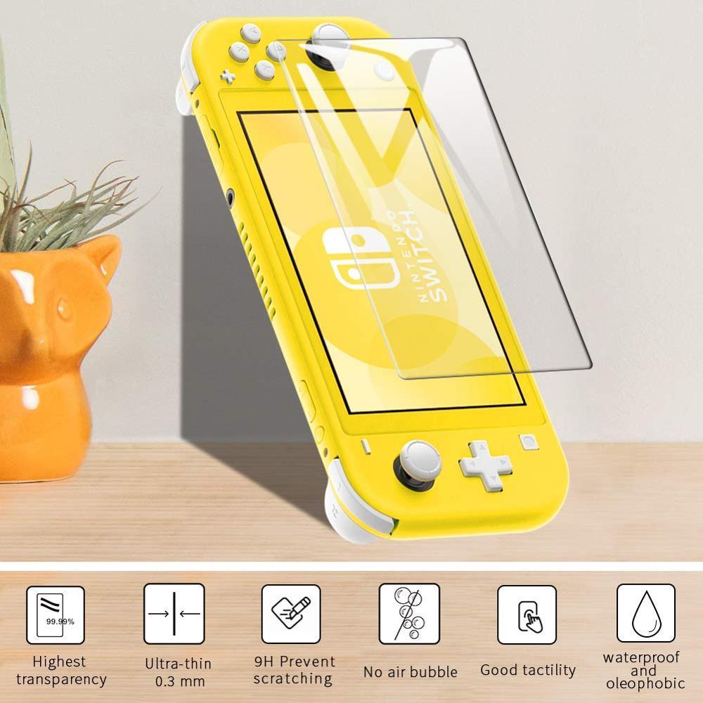 Vidrio Templado 9H 2.5D para Nintendo Switch lite, Protector de pantalla, película protectora de vidrio para Nintendo Switch lite