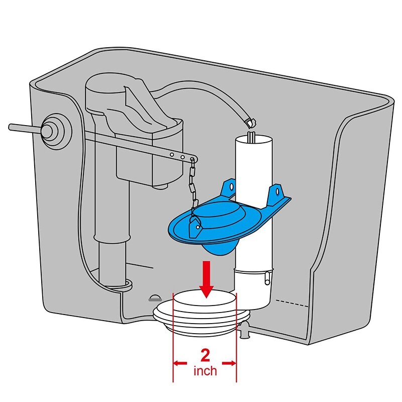 10 Stuks Wc Handvat Ketting Rvs Wc Flapper Lift Keten Vervanging Past Meest Wc Flappers