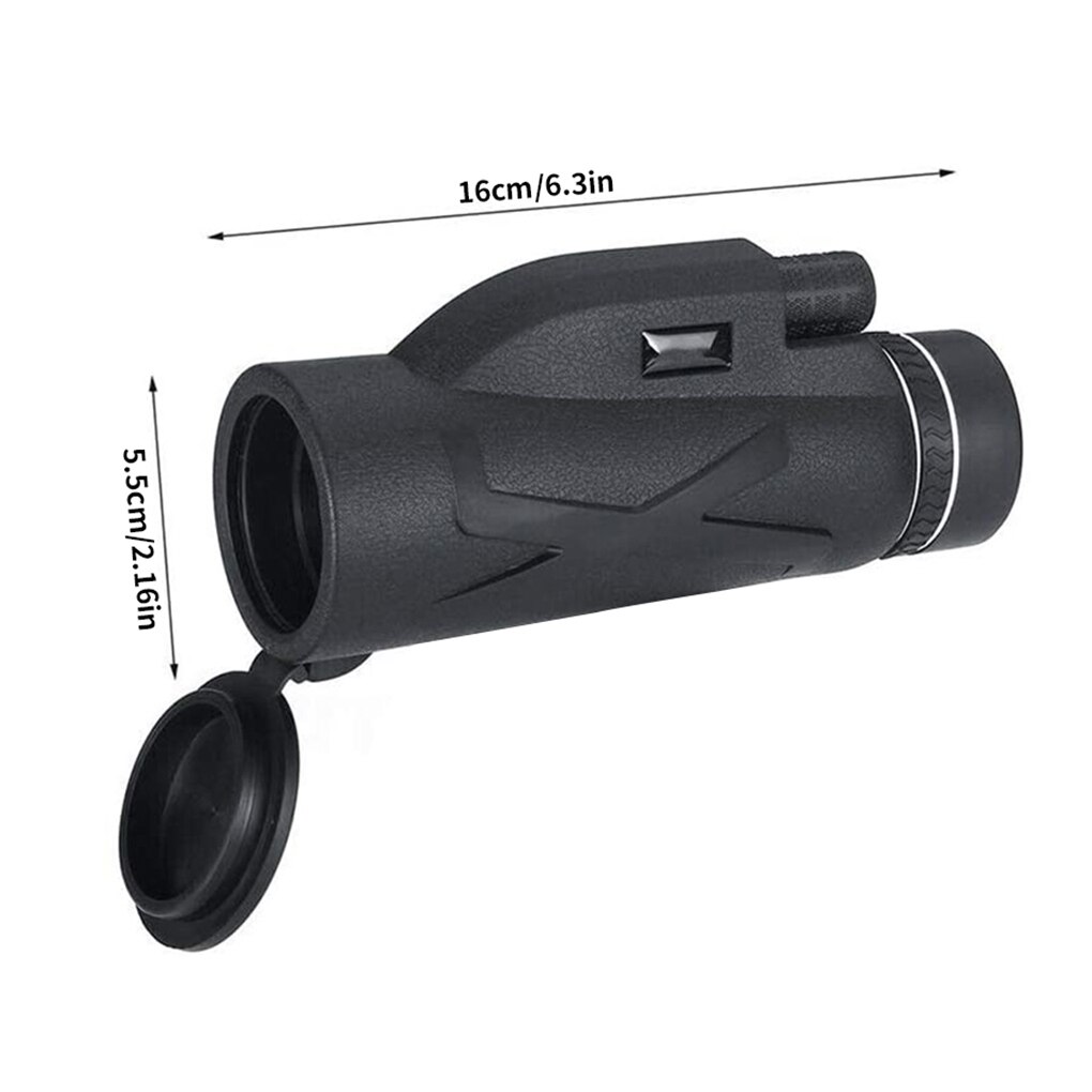 Spotting Telescope Monocular Outdoor Birdwatching Telescope Phone Camera High Definition Night View 80X100 Magnification