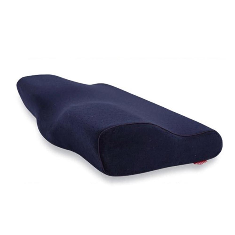 Vlinder Vormige Memory Kussens Ontspannen De Cervicale Wervelkolom Volwassen Trage Rebound Memory Foam Kussen Voor Slaap Cervicale Kussens 40: Dark blue