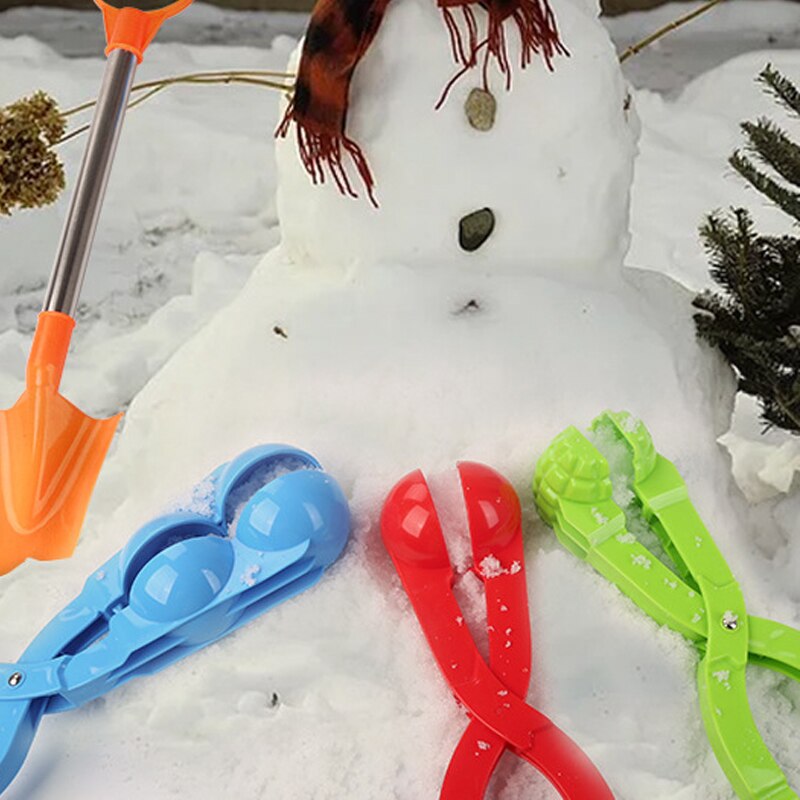 1 Pc Bella Anatra A Forma di Palla di Neve Creatore Della Clip Dei Bambini Da Neve Inverno All'aperto Sabbia Della Muffa Strumento Creativo Divertimento All'aria Aperta e Sport di Colore della miscela