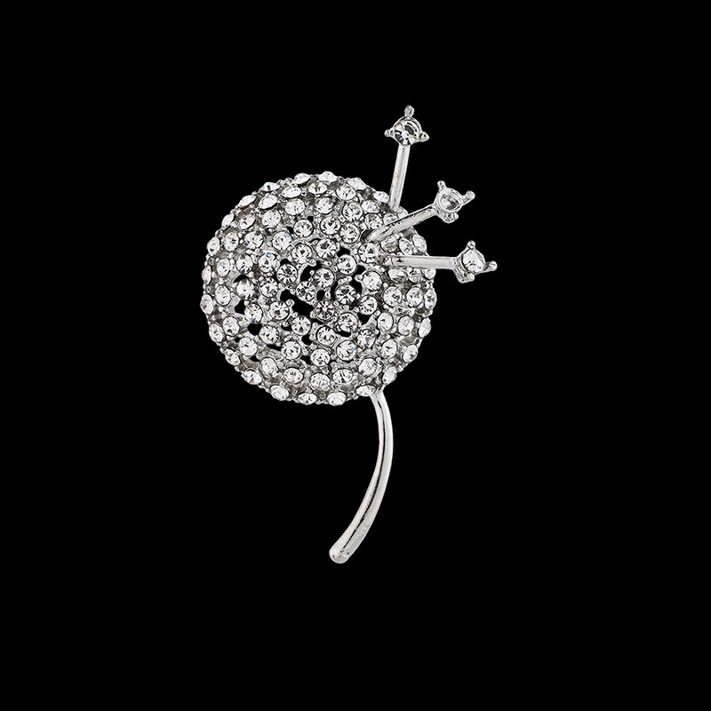 Bloem Broche Pins Crystal Broches Voor Vrouwen Kleding Decoratie Mode Mooie Sieraden Plant Bloem Trendy Broches: 04