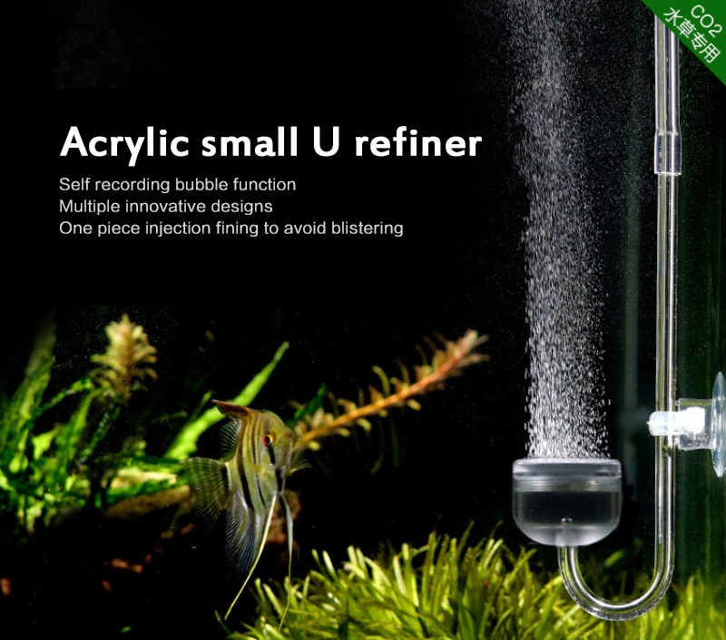 CO2 Atomizer System For Fish Tank Aquatic Control Diffuser Fish Tank Aquatic Plant Carbon Dioxide Reactor Aquarium Accessories