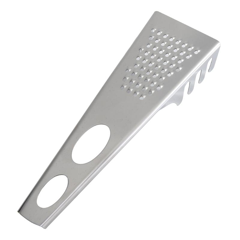 Kaasrasp van roestvrij staal met lange steel, multifunctionele spaghettilepel, kaasrasp van roestvrij staal, keukengadgets