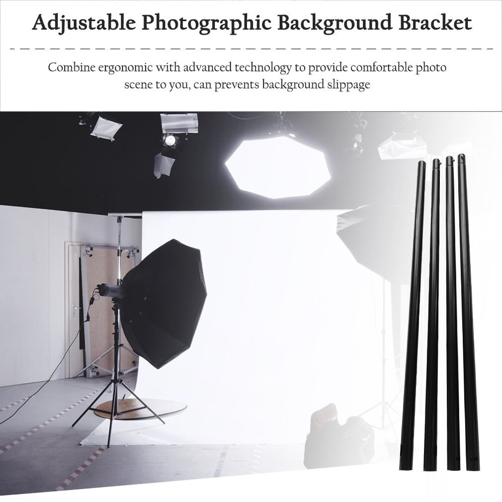 Background Holder 3m/10Ft Photo Background Stand Kit Adjustable Portable Photography Backdrops For Photo Studio Accessories