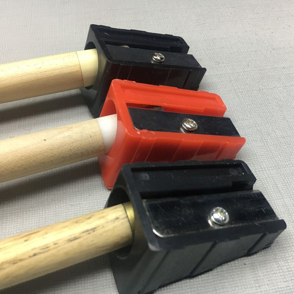 3 pces cue tip burnisher lápis apontador forma piscina ferramenta de reparo (cor aleatória)