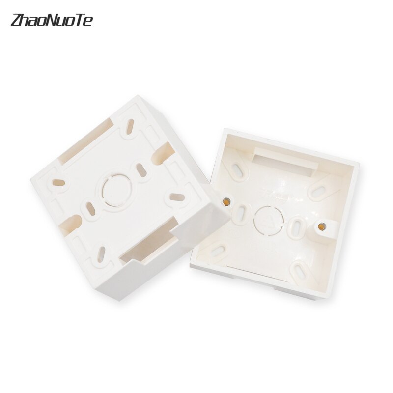 External Mounting Wall Switch Mount Wiring Box 86*86*38mm for 86 Standard Switches and Sockets Apply