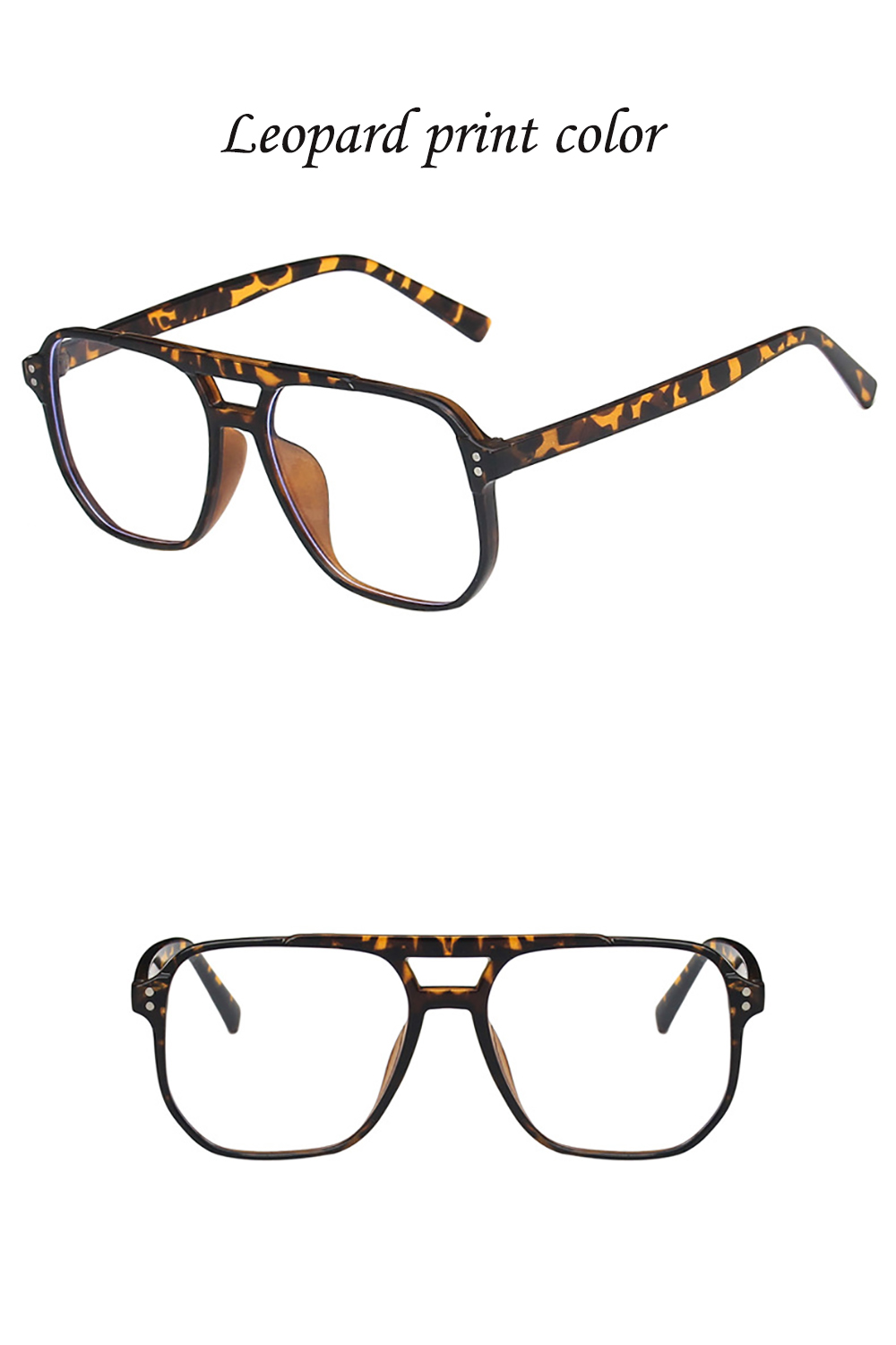 KLASSNUM 2026 gafas de protección contra luz azul para hombres y mujeres, gafas transparentes para ordenador, montura grande, gafas Retro, gafas cuadradas