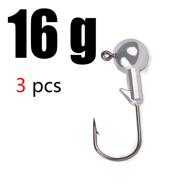 1g 2g 3g 4g 5g 10g 20g 22g 25g 28g crank Jig head hook fishing hook lead head Jig lure hard bait soft worm jig hook for fishing: 16g