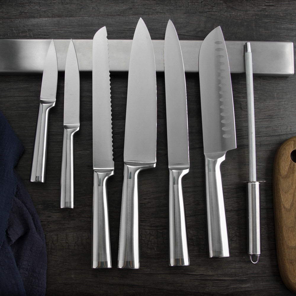 robić montażu na ścianie magnetyczny uchwyt noże kuchenne magnes noże organizator ABS ze stali nierdzewnej stojak na noże robić kuchni noże naczynia