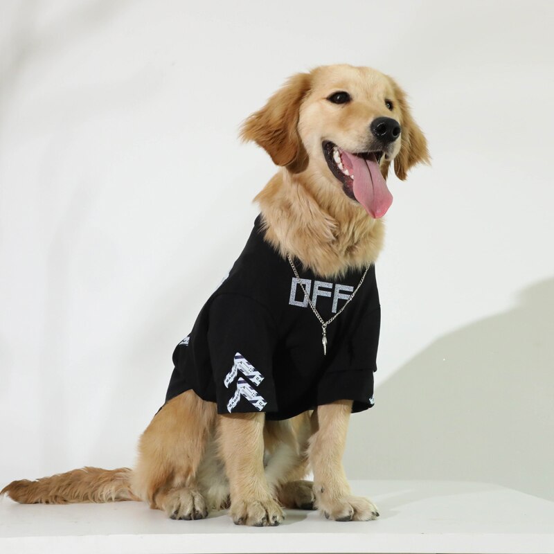 Ubrania dla dużych psów wiosną i jesienią czystej bawełny ubrania dla psów Labrador Golden Retriever Doberman ubrania dla psów akcesoria dla psów