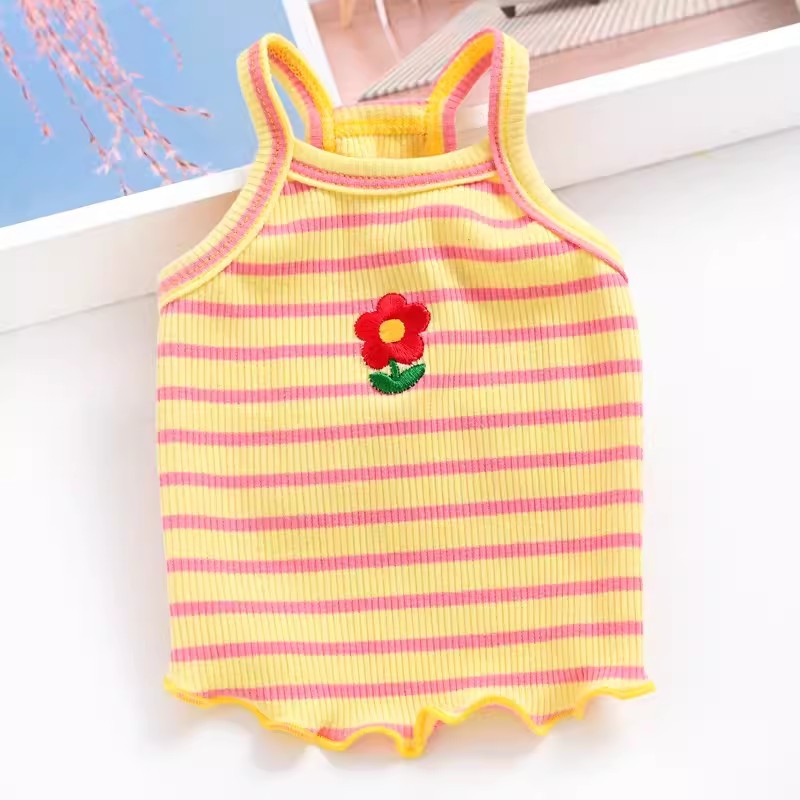 Puppy Summer Clothes Dog Fancy Dress for Small Breeds Dogs Pet Short Skirt Pomeranian One Piece Ropa Perro Costume Roupa Vestido: XL / green