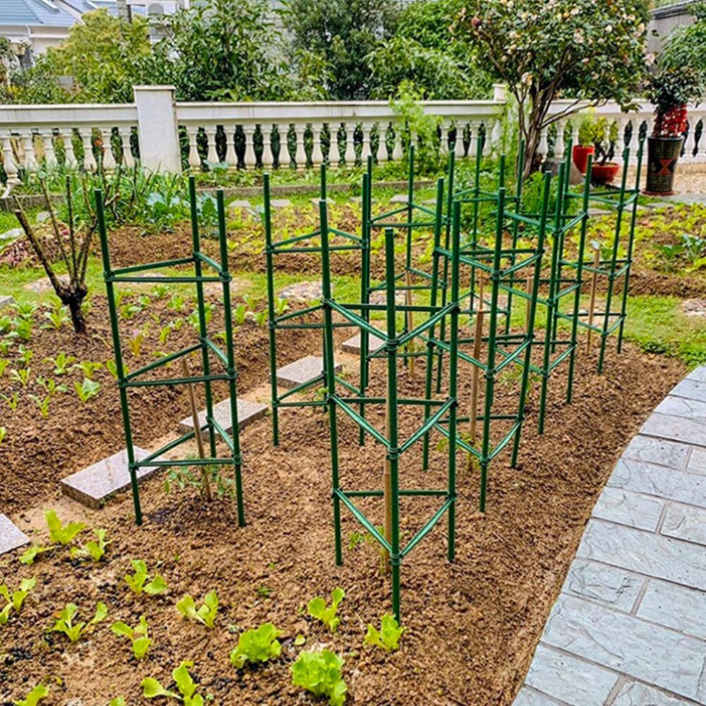 30pcs Plastic Gardening Plant Stakes Connecting Ro... – Vicedeal