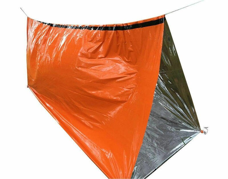 Praktische Faltbare Folie Thermische Raum Erste Hilfe Notfall Überleben Schlafsack Decke Wandern Camping Outdoor Sport Getriebe Orange