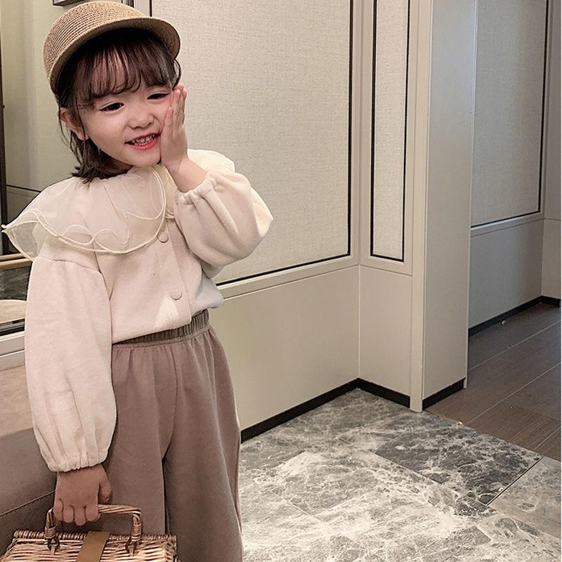 Girls ' Broek Lente En Herfst Mode All-Wedstrijd Losse Kinderen Leisure Koreaanse Versie P5719