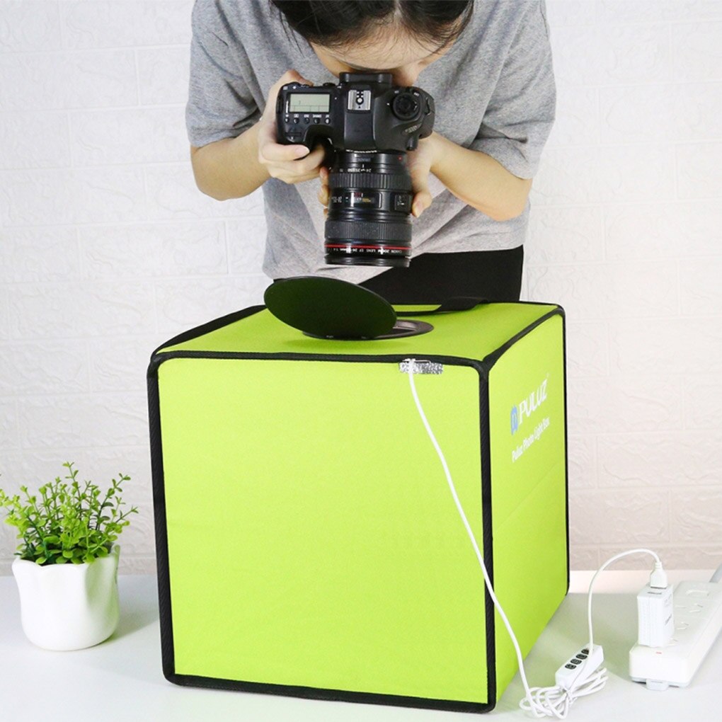 Fotografie Mini Zelt Tragbare LED Licht Zimmer Foto Schießen Klapp Licht Softbox mit 6 Farbe Hintergrund