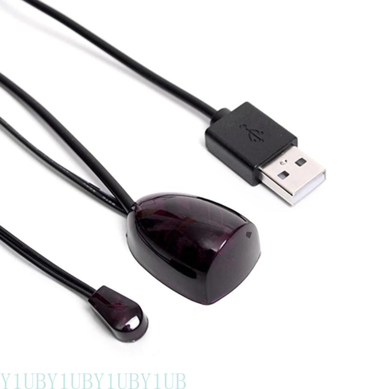 Y1UB USB IR IR REMOTO REMOTO IR REVISTORES REVISTOR EXTENDER REPETADOR EMITTER USB Adaptador para Top Top Box