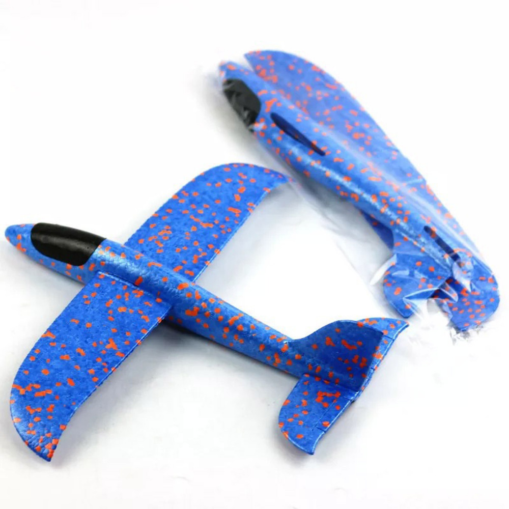 Hand throw airplane EPP Foam Outdoor Launch Glider Plane Kids Toys 48 cm Interesting Launch Throwing Inertial Model funny