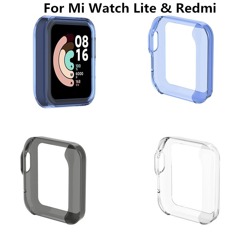 Ultra-Slim Tpu Horloge Case Skin Protective Cover Voor-Xiaomi Mi Horloge Lite Global Versie Voor Redmi Horloge accessoires