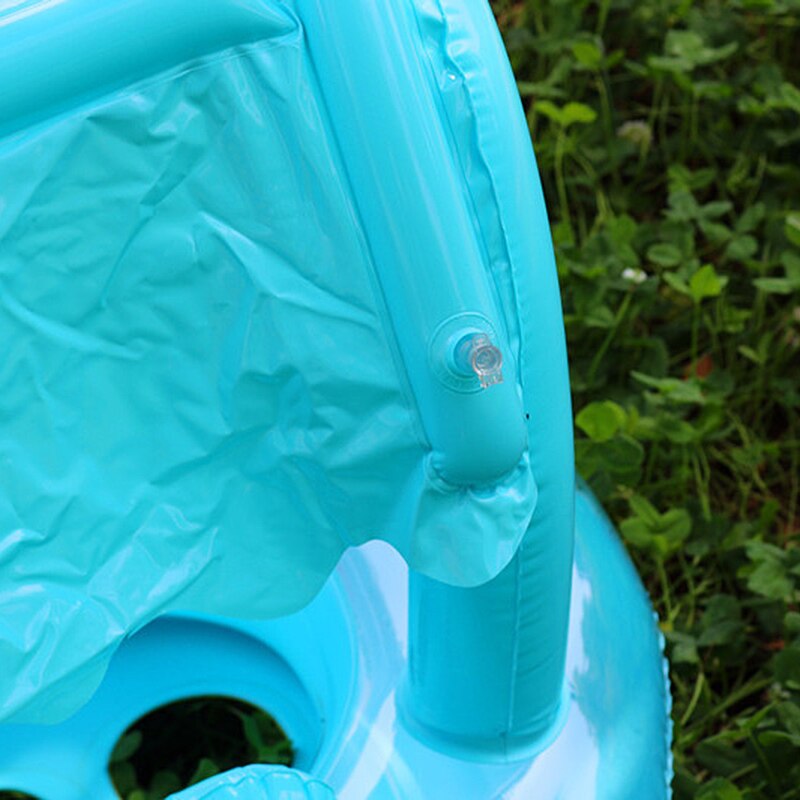 Baby Swimming Seat Chair Float Swimming Ring Awning Eco-Friendly PVC Sunshade Baby Seat Sunshade Anti-rollover Children