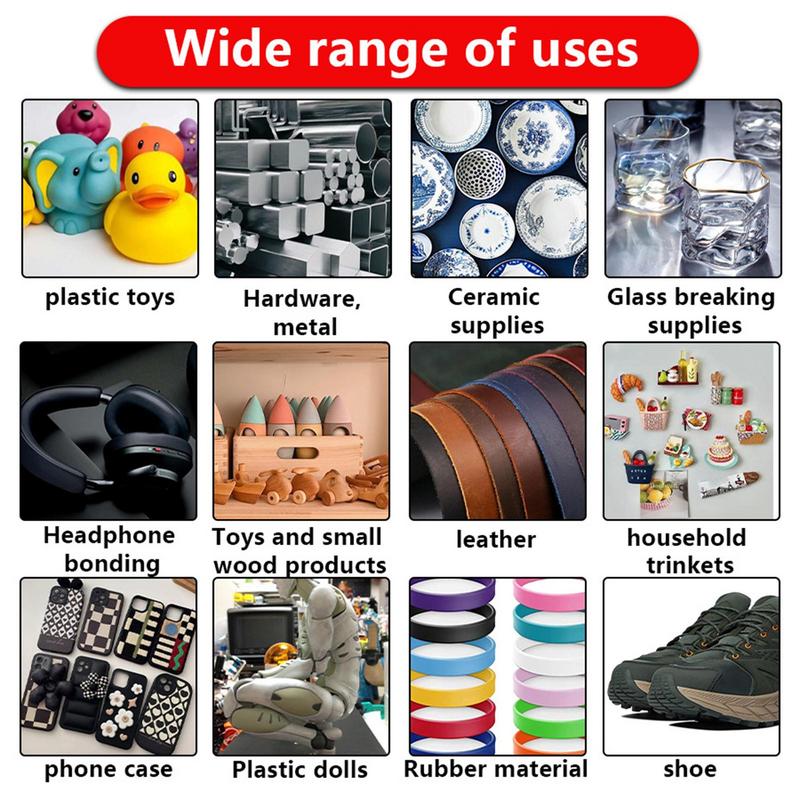 Metal Glue Heavy Duty Waterproof 50ML Metal Welding Glue With Nozzle Applicator Instant Bond Weld Metal Repair Glue Quick Drying