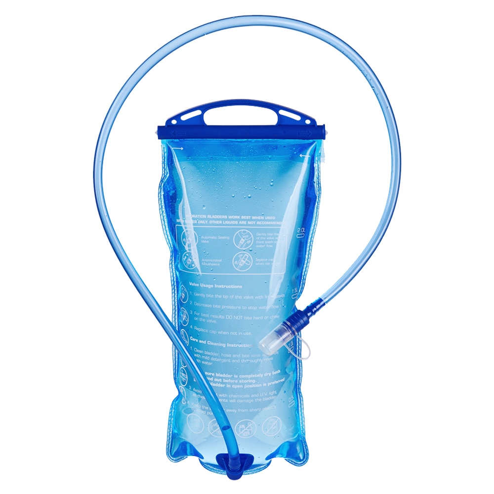 Water Bladder Bag Water Reservoir Hydration Pack 1.5L 2L 3L Leak-proof Water Storage Bag BPA Free Hydration Running Bladder