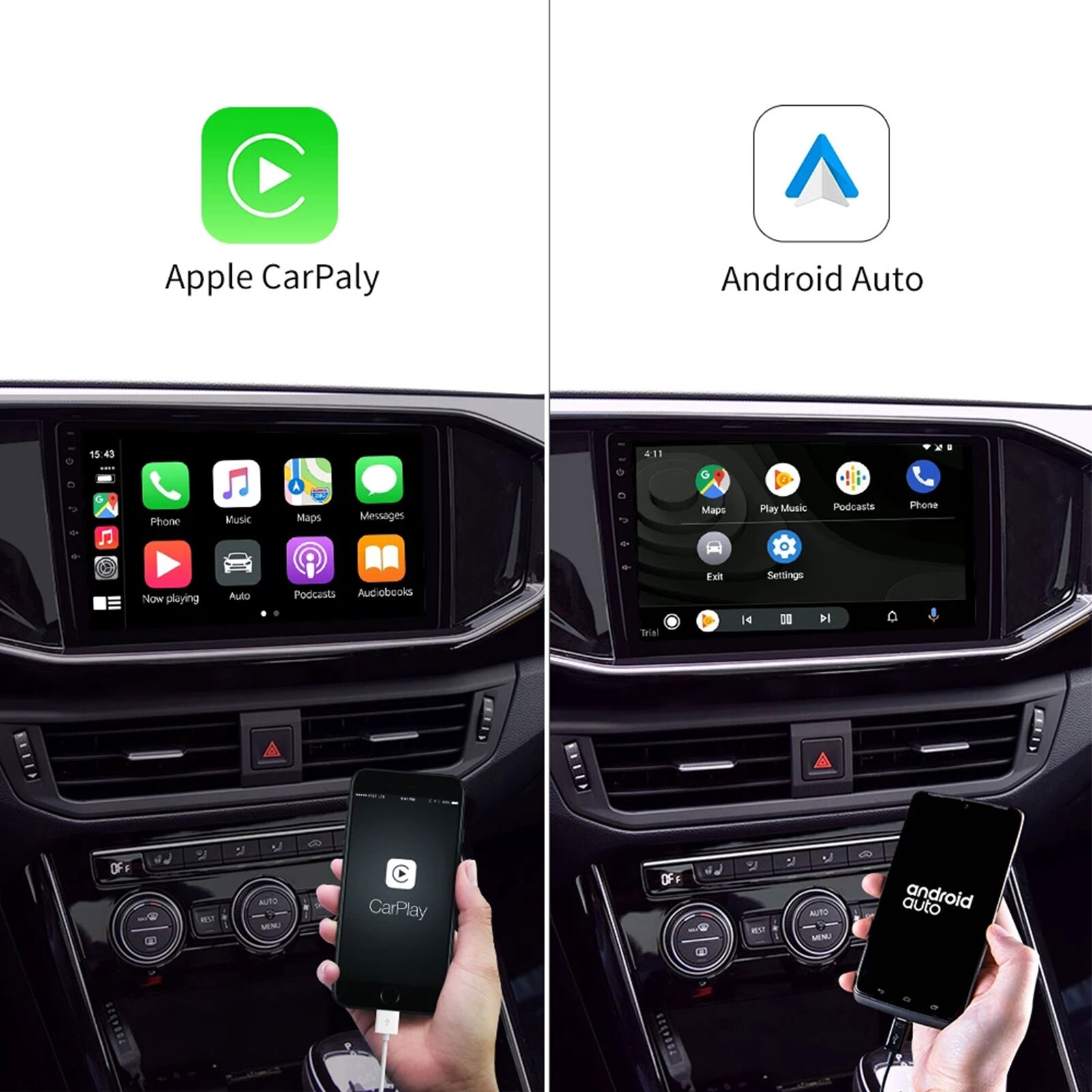 Carplay trådløs dongle android auto usb til ændring af android skærm bil carplay trådløs aktivator carplay adapter