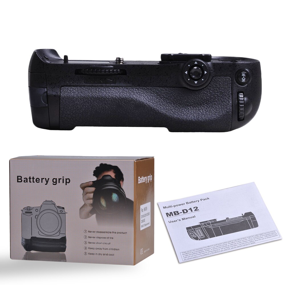 MB-D12 Battery Grip for Nikon D800 D800E D810 DSLR Camera MB-D12 work with EN-EL15 or Eight AA battery