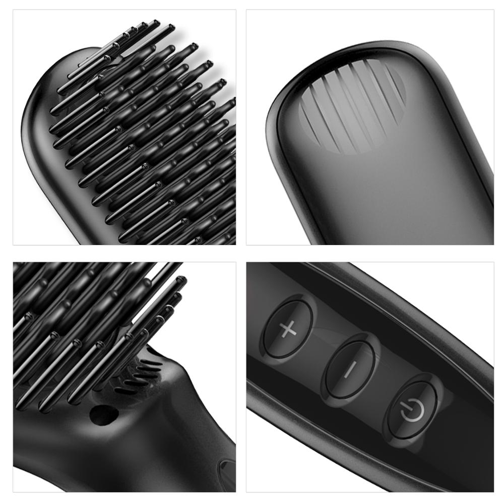 Beard Hair Straightener Comb Durable Electric Straight Hair Comb Brush LCD Heated Ceramic Hair Straightening Brush