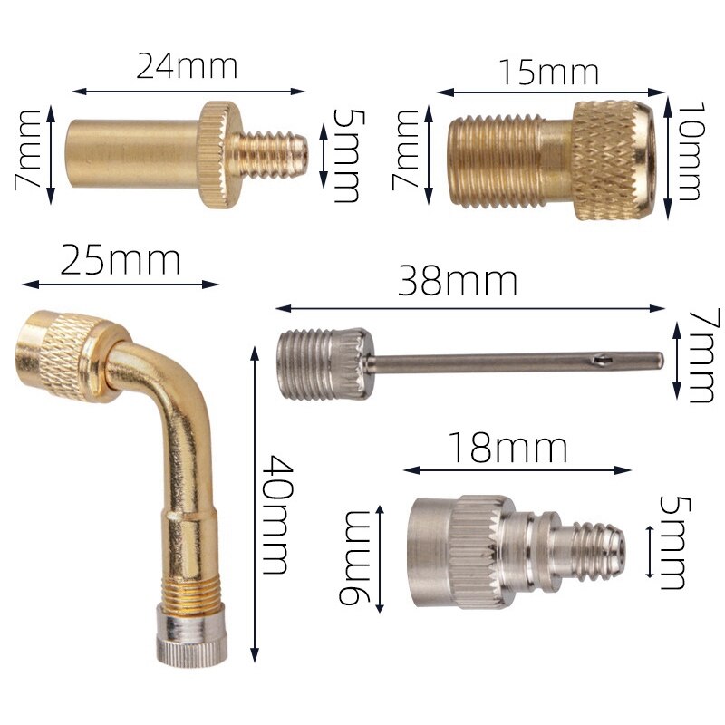 Fahrrad Ventil Adapter Fahrrad Luftpumpe Adapter Presta Schrader Ventil Adapter für Fahrräder Reifen Inflator Luftpumpe Kompressor