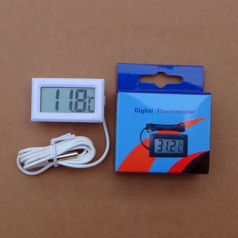 Digitale Elektronische Huishoudelijke Thermometers Instrumenten Temperatuur Sensor Pyrometer Water Meter Met Waterdichte Sonde 1mo