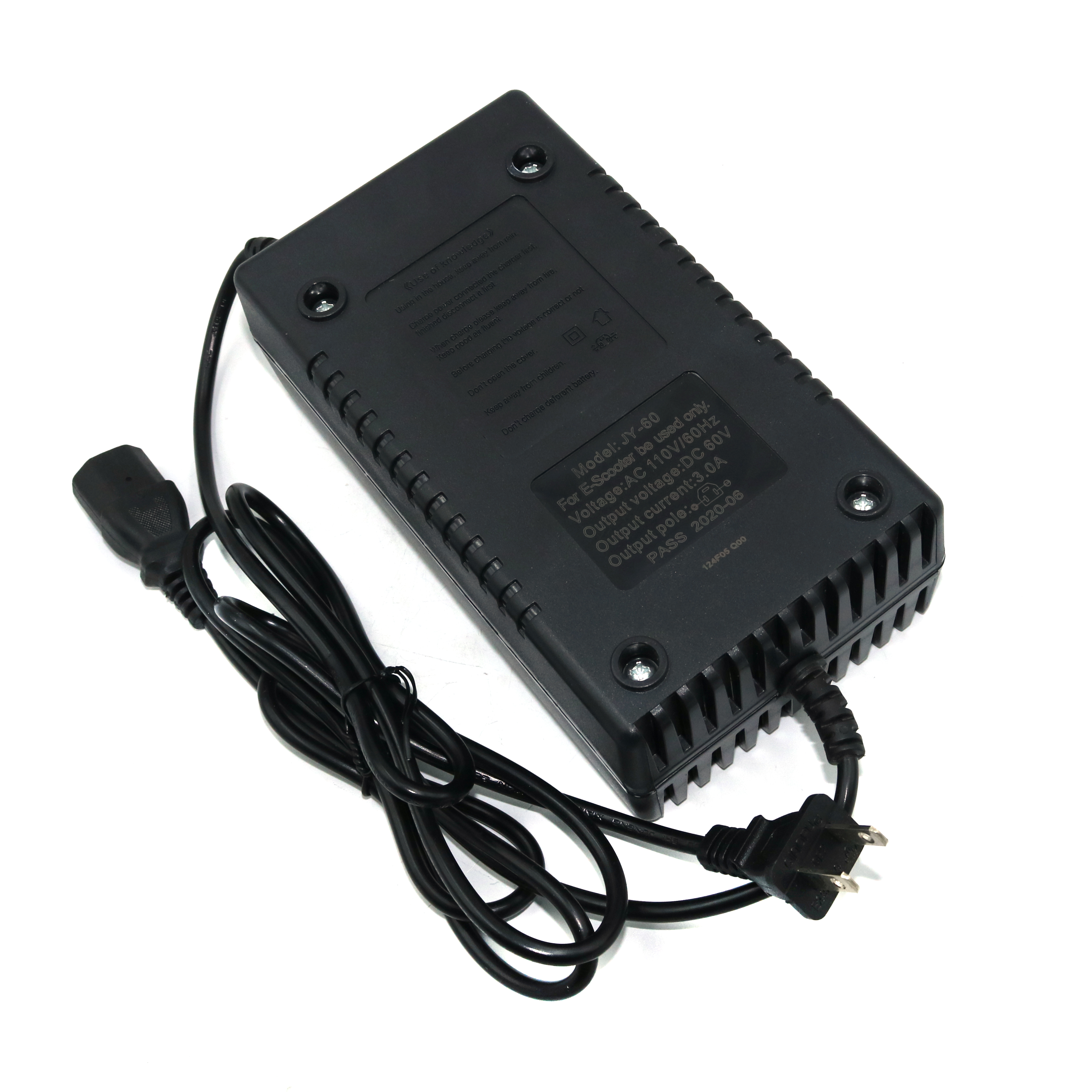 EVFITTING 110VAC 36V/48V/60V/72V 3A(amp) Electric Bicycle/Scooter Charger/Lead Acid Battery Charger
