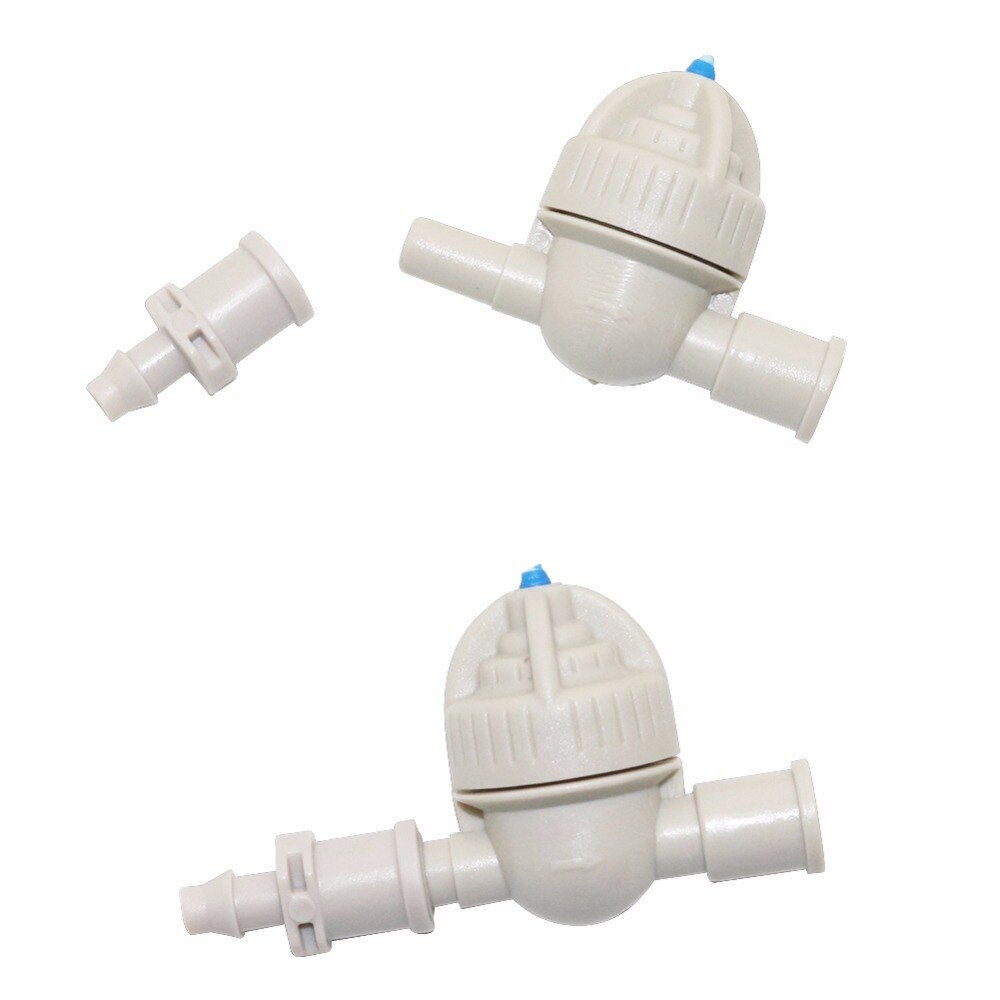 20 set 6 mm Spherical Anti-drip device with Single barbs straight connector garden water kits irrigation system hose accessories