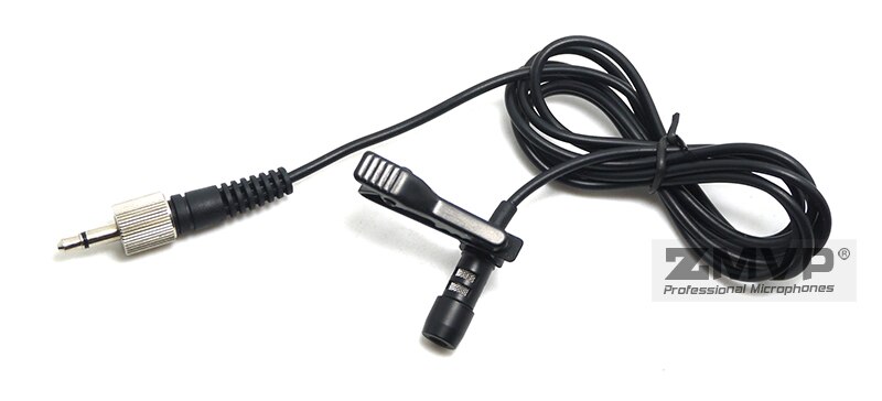 Lavalier Lapel Tie Clip Mic Condenser Microphone For Sennheise Wireless BodyPack Transmitter 3.5 mm Jack Lockable