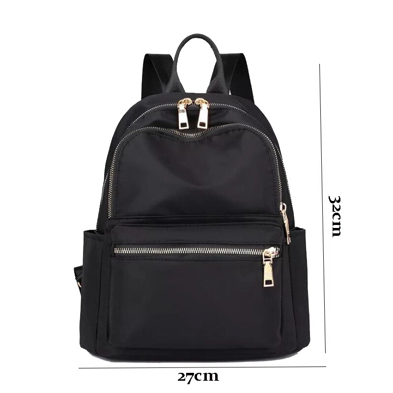 Chuwanglin Women Backpack Backpack Female School Bags For Teenage Girls Backpack Rucksack Women Back Pack D63002: Black 3