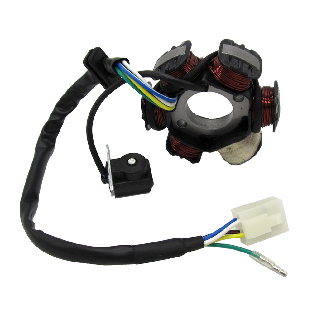 6 bobinas de 5 hilos 50cc 110cc 125cc 150cc Scooter ciclomotor bicicleta ATV Quad Magneto Estator