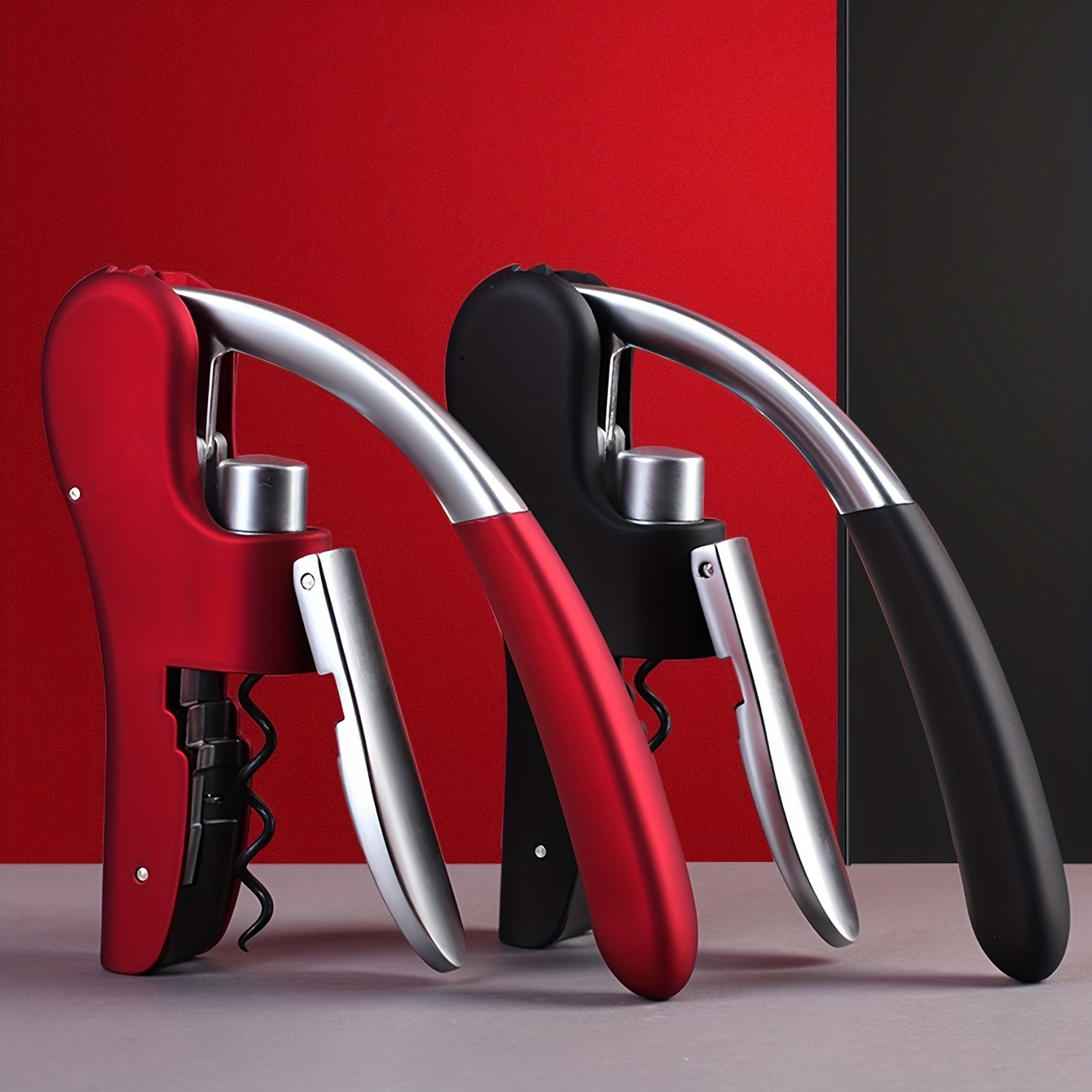 Wine Opener - Easy Corkscrew for Servers, Waiters, Bartenders, and Home Use - Perfect for Summer and Winter Drinks