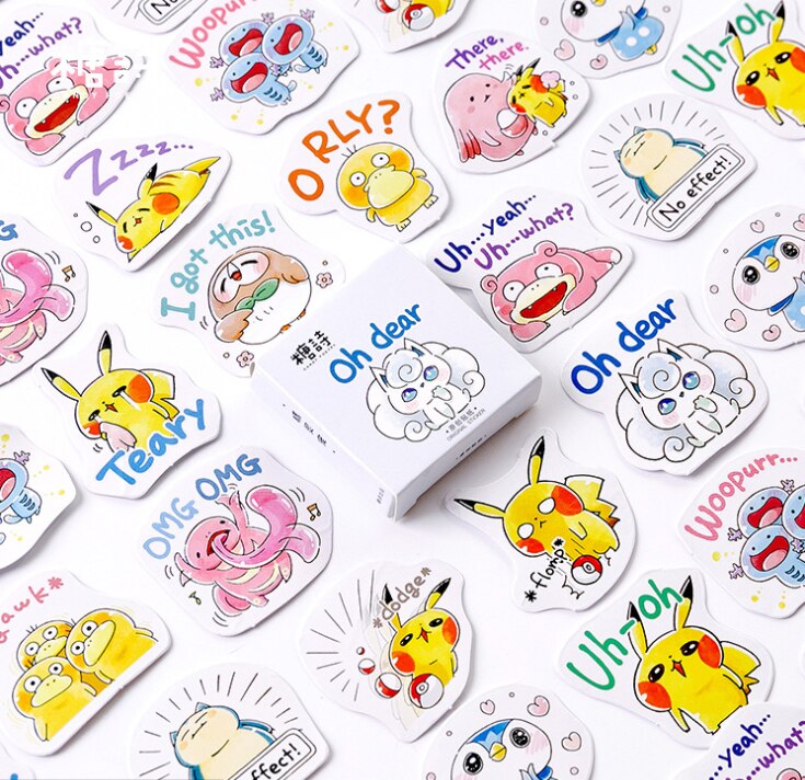 45 stks/pak Briefpapier Stickers Kawaii Dieren Dagboek Planner Decoratieve Mobiele Stickers Scrapbooking DIY Craft Stickers: Jinglingchong