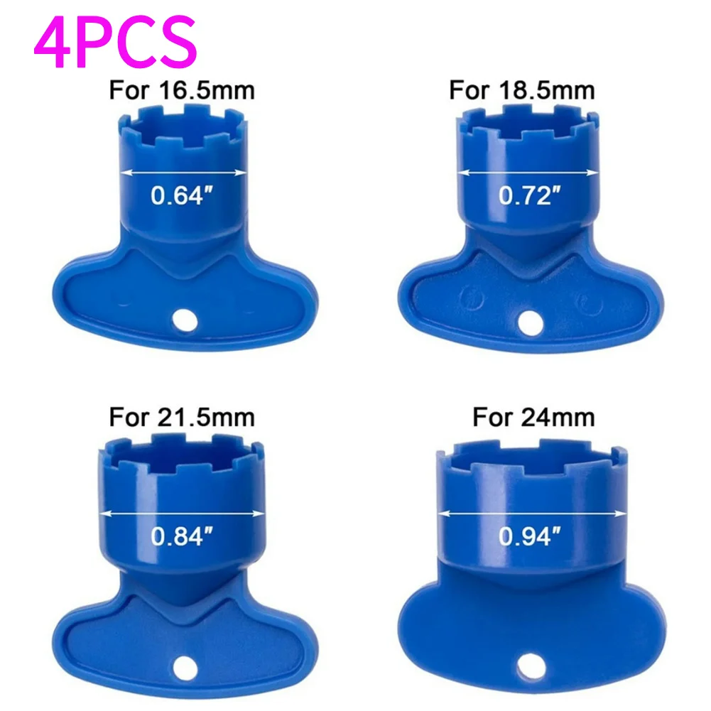 Aireador mezclador, 1/2 Juego, rosca macho de 16,5-24mm, grifo de ahorro de agua, aireador, grifo de burbuja, accesorios para grifo de lavabo de cocina y baño: Azul marino