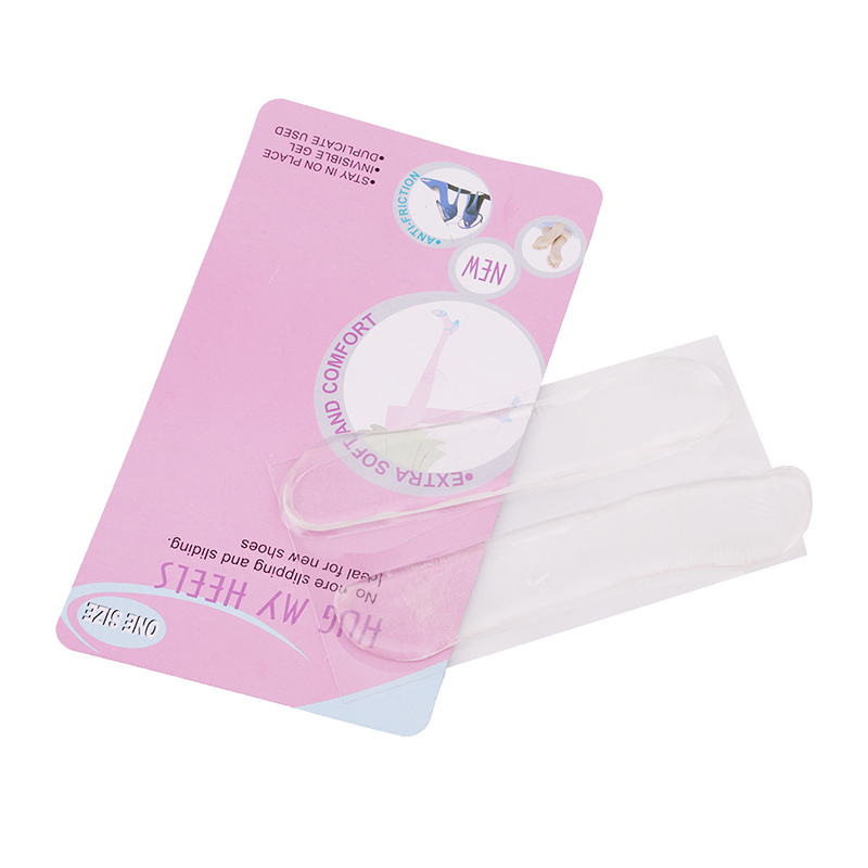 Plantillas de silicona antideslizantes para zapatos, almohadillas de tacón alto invisibles para talón y talón, 1 par