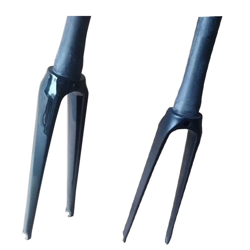 EARRELL 700c Full Carbon Fiber Bike Fork 700*23c Tires carbon road for bicycle Straigh fork brand V brakes UD black