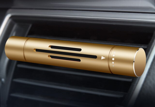 Auto Luchtverfrisser Parfum Diffuser Air Vent Clip Outlet Parfum Voor Auto Styling Geur Luchtverfrisser Aroma Auto Interieur Accessoires: Gold