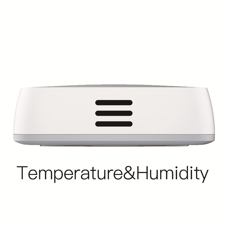 Tuya zigbee inteligente gateway hub casa automação cena kit de alarme segurança pir porta & janela temperatura & sensor umidade vida inteligente: T and H Sensor